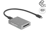 CFexpress m&auml;lukaartide lugeja Type B USB-C 40Gb/s Delock 91021