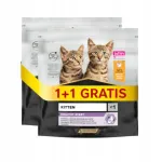Pro Plan Kitten kuivtoit kassipoegadele kanaga, 2 x 400 g