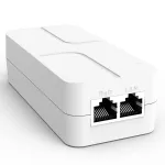 YuanLey PoE pingeadapter, 2.5 Gb, 30W, 48V, IEEE 802.3af/at, 100 m