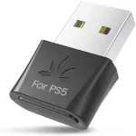 Bluetooth 5.3 adapter PS5 konsoolile, toetab aptX Adaptive madalat latentsust