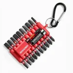 Kruvikeeraja otsakomplekt, 22 tk, S2 teras, magnetilised, Pozidriv, Torx
