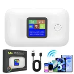 Mobiilne 4G WiFi ruuter BEDEE, 3000 mAh, SIM-kaardiga, ilma lepinguta