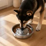 Koera kauss aeglase s&ouml;&ouml;damise funktsiooni ja n&auml;odisaniga