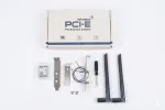 V&otilde;rguadapter Intel 2in1 PCIe M.2, WiFi 2.4/5/6 GHz, Bluetooth 5.2