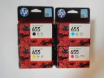 HP 655 tindikassetid CMYK, 4 tk, originaalid