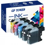 BROTHER LC123 tindikassetid, 5 tk, sobivad MFC-J245/J4410DW/J470DW/J870DW/J152W/J552DW/J752DW printeritele