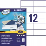 A4 kleebised Avery Economy, 105 x 48 mm