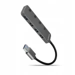USB jagaja AXAGON HUE-MSA, 4 pesa, USB 3.2 Gen 1, metallkorpus, 20 cm kaabel