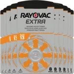Kuuldeaparaadi patareid Rayovac 13, 80 tk