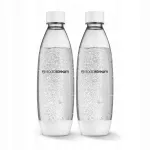 SodaStream FUSE 2 x 1 l valged veepudelid, n&otilde;udepesumasinas pestavad