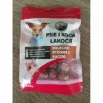 Koerte ja kasside maiused Canis Lupuss, riisirattad pardilihaga, 100 g