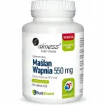 Toidulisand ALINESS Calcium Butter 550 mg, 100 tabletti, ilma naatriumbut&uuml;raatita