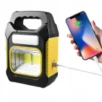 Kaasaskantav p&auml;ikese LED lamp, valge, veekindel, USB