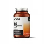 Vitamiin D3 UNS Natural Vegan, 60 kapslit