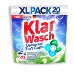 KLAR WASCH Universal 3in1 pesukapslid, 20 tk.