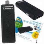 Mini TV dekooder DVB-T2 HEVC H.265 Full HD puldi ja HDMI kaabliga