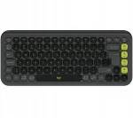 Klaviatuur Logitech POP Icon Keys, juhtmevaba, Bluetooth, grafiithall