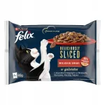FELIX Deliciously Sliced kassitoit 4 erinevat maitset, 4 x 80 g