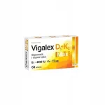 Toidulisand Vigalex D3 + K2 Max, 60 tabletti
