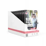 M&auml;rg monoproteiinne kassitoit RAW PALEO ADULT/STERILISED, 12 x 100 g