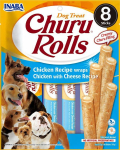 Koerte maiused Inaba Churu Rolls kanaliha ja juustuga, 8 x 12 g
