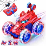 Puldiga juhitav Spider auto, 2,4 GHz, LED-valgustusega