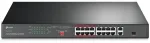 L&uuml;liti TP-Link TL-SL1218P, 16 PoE+ porti, kuni 250 m