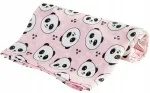 Bambusest m&auml;hkimislinas Bocioland 30x30 panda pink