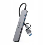 USB jagaja Orico YSA8-U3, USB/USB-C, hall