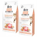 Kassi toit BRIT Care Sensitive teraviljavaba, 2 x 2 kg
