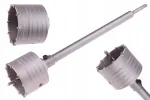 80 mm betoonipuur SDS adapteri ja 350 mm pikendusega adapteriga