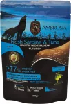 AMBROSIA kuivtoit koertele Vahemere kalaga, 100 g