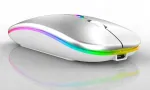Juhtmevaba Bluetooth-hiir, 1600 DPI, valgustusega, h&otilde;bedane