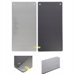 Spordimatt HMS Premium, 120x60 cm, 15 mm, hall, aukudega, EVA