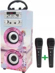 Kaasaskantav Bluetooth k&otilde;lar Dynasonic E-025 FM, AUX, USB ja 2 mikrofoniga