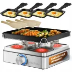 Elektriline raclette grill ProfiCook PC-RG 1301, 800W, 4 inimesele, malmist plaat