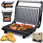 Elektriline kontaktgrill IDEAL IK1701, h&otilde;bedane/hall, 1500 W