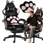 M&auml;ngutool Dowinx Cat k&otilde;rvadega, jalarahaga, 90&ndash;145&deg;, must/roosa