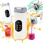 Traadita kaasaskantav blender 420 ml, valge