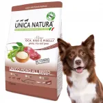 Unica Natura kuivtoit koertele, pardilihaga, 12 kg