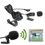 Juhtmega auto mikrofon klambriga, 3 m, 2,5 mm pistik
