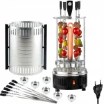 Elektriline kebabi- ja kanagrill Roller Grill SW-04, 1400W, 6 vardad
