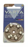 Varta 312 1,45V kuuldeaparaadi patareid, 6 tk