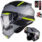 Mootorrattakiiver MT GENESIS R SV Cheeky C3, matthall/kollane neoon/must, kingitus