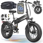 Elektrijalgratas ZAZAWORK CF1000, 20 Ah, 1500 W, 45 km/h, 120 km, 20", kokkupandav