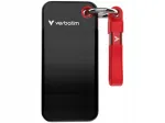 S&uuml;le-SSD VERBATIM Pocket 128GB, must/punane