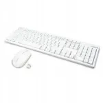 Traadita klaviatuur hiirega Logilink, 2.4 GHz, valge