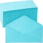 Sinised &uuml;mbrikud, 200 tk, 4,125 x 9,5 tolli, isekleepuvad