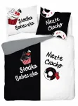 Puuvillane voodipesu 200x220, paaridele, Sweet Cupcake disainiga