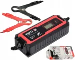 Akulaadija YATO YT-830, LCD-ekraan, 6V/2A ja 12V/4A, kuni 200Ah, sobib WET, AGM, GEL
